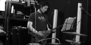 patrick recording crunchy flying v in always something